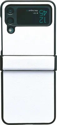 Produktbild von König Design Hülle kompatibel mit Samsung Galaxy Z Flip4 5G Kunststoff Soft Handyhülle - Handy Case Weiß
