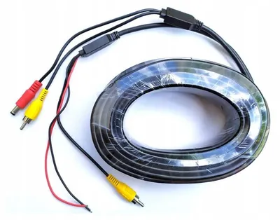 Produktbild von 10 m RCA-Videokamerakabel, Gleichstromversorgung