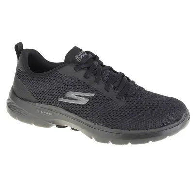 Produktbild von Skechers Go Walk 6 - Bold Vision 124512-BBK, Sneaker, Damen, Schwarz
