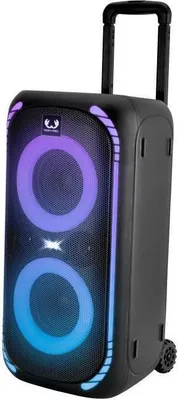 Obrázok produktu pre Fresh 'n Rebel Party Speaker Large s vozíkom Prenosný párty reproduktor Bluetooth so svetelnými efektmi, odolný voči striekajúcej vode IPX4