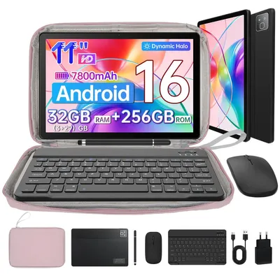 Obrázok produktu pre 11-palcový tablet, Android 16, päťjadrový procesor, 32 (3+29) GB RAM, 256 GB, fotoaparát 5 MP + 8 MP, s klávesnicou, stylusom, myšou a puzdrom