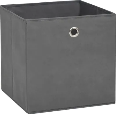 Immagine prodotto di Contenitori 10 pz in Tessuto non Tessuto 28x28x28 cm Grigio