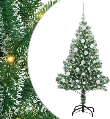 Immagine prodotto di Albero di Natale Artificiale Imbiancato con Luci LED 120 cm