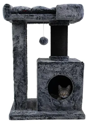 Produktbild von Kratzbaum Milo · anthrazit · ca. 68 x 48 x 101 cm