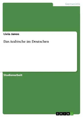 Produktbild von Das Arabische im Deutschen