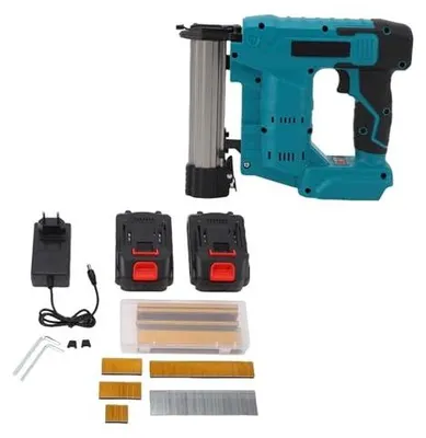 Zdjęcie produktu dla Pistolet do gwoździ i zszywacz 2W1 akumulatorowy 20V DIY
