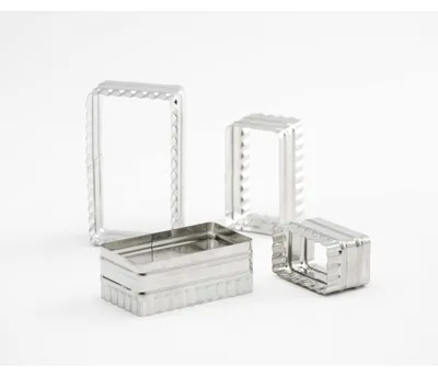 Produktbild von Wellenschliff-Ausstechform-Set 11,4 x 6,7 cm Edelstahl