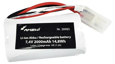 Produktbild von Amewi Li-Ion Akku 2S 7,4V 2000mAh Tamiya-Stecker