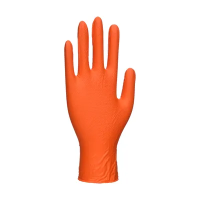 Productafbeelding van Portwest A930, oranje wegwerphandschoen, oranje, maat XL