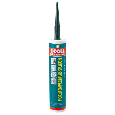 Zdjęcie produktu dla Silikon wysokotemperaturowy 310ml czerwony E-COLL