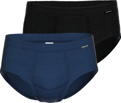 Produktbild von 2er Pack AMMANN Herren Slip Brief Classic