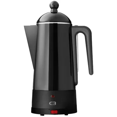 Produktbild von C3 Design Percolator, Elektrische Kaffeemaschine, 1,5 l, Gemahlener Kaffee, 875 W, Edelstahl