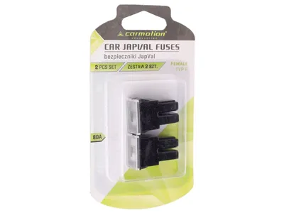 Obrázek produktu pro Pojistky JAPVAL TYP F 80A, 2 ks.
