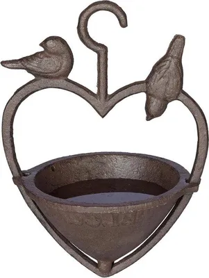 Produktbild von Famanu Vogelbad Antikes Design - Gusseisen Braun