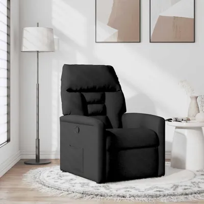 Produktbild von vidaXL Massagesessel Schwarz Stoff