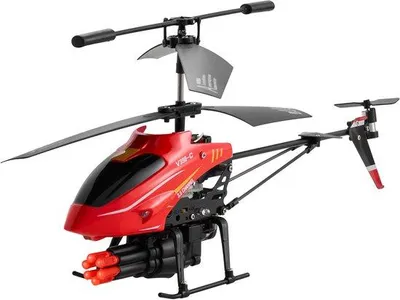 Imagen del producto de Helicóptero con control remoto y función de disparo, frecuencia de 2.4 GHz, dron de 3.5 canales para niños, con luces LED, función de despegue y aterrizaje con un solo botón, recomendado para niños mayores de 14 años