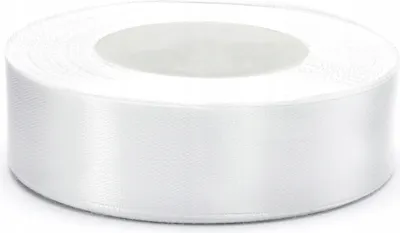 Image de Ruban satin blanc 6 mm - 32 m Accessoires de décoration