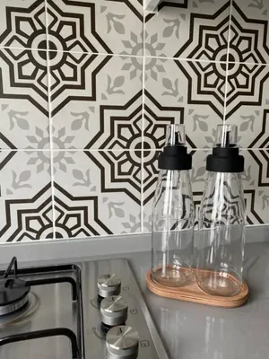 Produktbild von Hermia Concept, Bayev - 720, Ölspender-Set (2 Stück), Transparent, 100 % GLAS, 8 x 8 x 28 cm