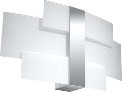 Produktbild von Wandleuchte CELIA chrom 2xG9 8W Stahl/Glas 23x7x42cm Sollux Lighting