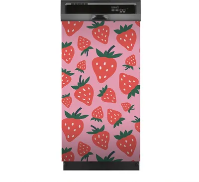 Produktbild von Magnete Dekorative 45x80 cm Küche Magnetmatte Spülmaschine - Erdbeeren Früchte