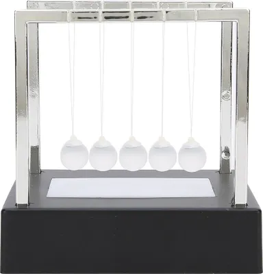 Produktbild von Pendelkugel-Dekoration, glänzend, Kunsthandwerk, Kinderspielzeug, Geschenk, pädagogisches Wissenschaftswerkzeug, mit schwarzem Sockel