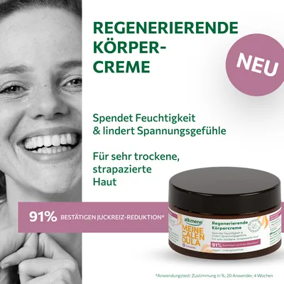 Produktbild von alkmene Regenerierende Calendula Creme für strapazierte & trockene Haut