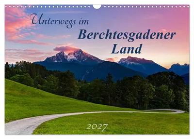 Produktbild von Unterwegs im Berchtesgadener Land 2027 (Wandkalender 2027 DIN A3 quer), CALVENDO Monatskalender