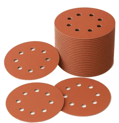 Produktbild von Schleifscheiben 180 Körnung 50 Stück 125mm Klett-Schleifpapier für Elektroschleifer