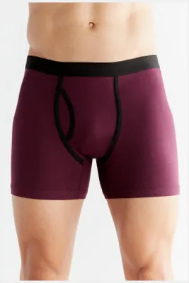 Produktbild von Bio-Baumwoll-Herren Boxershorts mit Eingriff