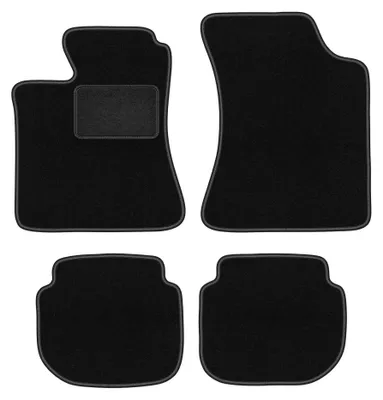 Produktbild von Velours-Fußmatten für Volvo 440 / 460 1988-1996 (Limousine) – 4-tlg, Schwarz, passgenau – Wielganizator LUX