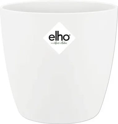 Obrázok produktu pre elho brussels round mini 9,5cm, Kvetináč, Voľne stojace, Polypropylén (PP), Biela, Kolo, Vnútorný