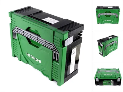 Produktbild von Hitachi System Case HSC Typ 2 - stapelbarer Transport Koffer ( 402545 )
