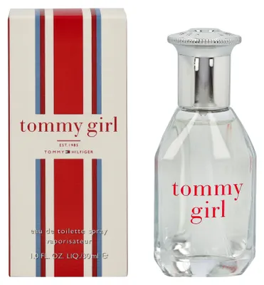 Produktbild von Tommy Hilfiger TOMMY GIRL, Frauen, 30 ml, Nicht nachfüllbare Flasche, Schwarze Johannisbeere, Mandarine, Orange, Honeysuckle, Lily, Violet, Mint, Grapefruit, Lemon, Zedernholz, Jasmin, Leder, Sandelholz