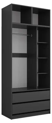 Produktbild von Kleiderschrank Vicco Elmo Anthrazit 50 x 40 cm 3er Set, Model 61351
