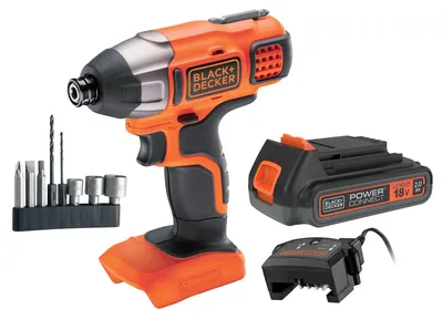 Immagine prodotto di Avvitatore a impulsi Black & Decker bdcim18d1a-qw 115 Nm