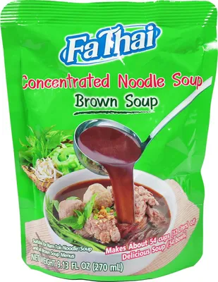 Produktbild von Fathai Konzentrierte braune Nudelsuppe 350g