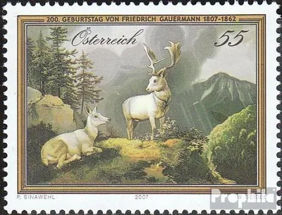 Produktbild von Briefmarken Österreich 2007 Mi 2685 (kompl.Ausg.) postfrisch Gauermann