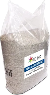 Produktbild von Quarzsand 25 kg für Filteranlagen | 0,4 - 0,8 mm Filtersand