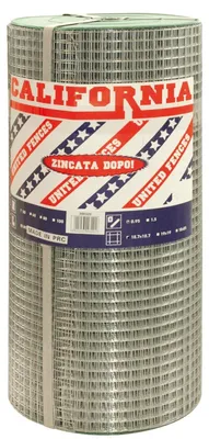 Immagine prodotto di Rete per recinzioni animali elettrosaldata zincata con maglia quadrata 12x25mm Rotolo 25mt. - 50cm
