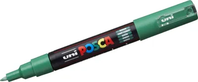 Zdjęcie produktu dla Flamastry POSCA PC-1M zielone (6 sztuk)