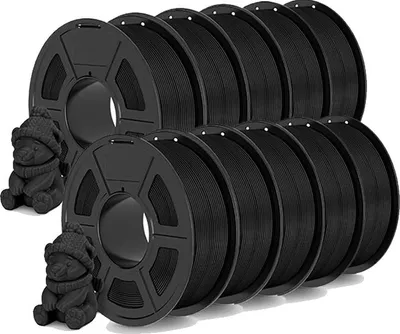 Obrázek produktu pro vlákno pro 3D tiskárny, vysokorychlostní výkon, bez bublinek, HSMPLA 10Black