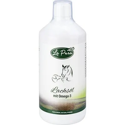 Produktbild von LaPura Lachsöl für Hunde, Katzen und Pferde 1.000 ml