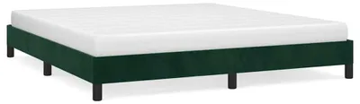 Obrázek produktu pro vidaXL Rám postele bez matrace tmavě zelený 180x200 cm sametový