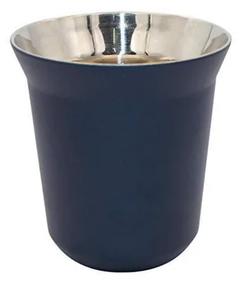 Immagine prodotto di Tazza termica in acciaio inossidabile, 160 ml, blu scuro, a doppia parete, con isolamento termico