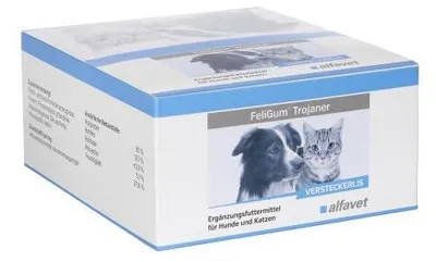 Produktbild von Alfavet FeliGum Trojaner -10 x 10 g Versteckerlis / Leckerli für Katze und Hund