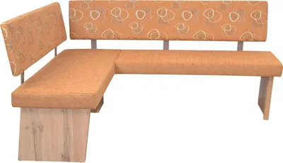 Produktbild von Eckbank Schenkel wechselbar 140x180 cm Eiche/Braun