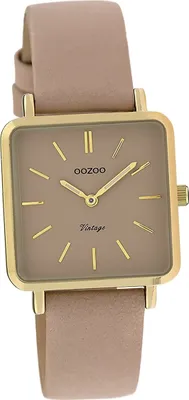 Produktbild von Oozoo Metall Damen Uhr matt Analog Quarzuhr Armband rosa Timepieces D2UOC9942A