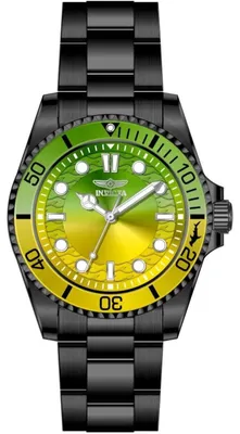 Produktbild von Invicta Pro Diver 50973 Herrenuhr - Quarzwerk - Edelstahl mit gelbem Zifferblatt - 43 mm