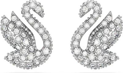 Produktbild von SWAROVSKI Ohrstecker Damen Schwan Weiß Rhodiniert SWAN 5647873