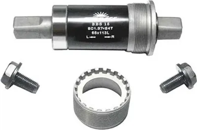 Produktbild von Sunrace Bbs15 Tretlager Silber 68 mm / 116 mm Silber 68 mm